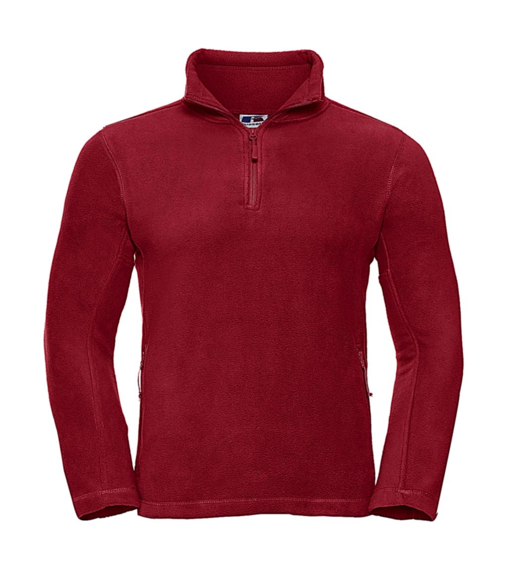 Quarter Zip Outdoor Fleece zum Besticken und Bedrucken in der Farbe Classic Red mit Ihren Logo, Schriftzug oder Motiv.