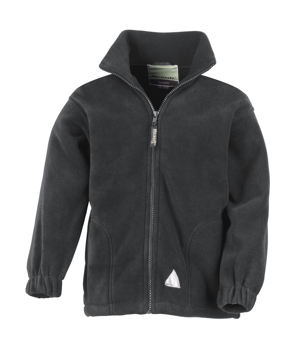 Kids` Fleece Jacket zum Besticken und Bedrucken in der Farbe Oxford Grey mit Ihren Logo, Schriftzug oder Motiv.