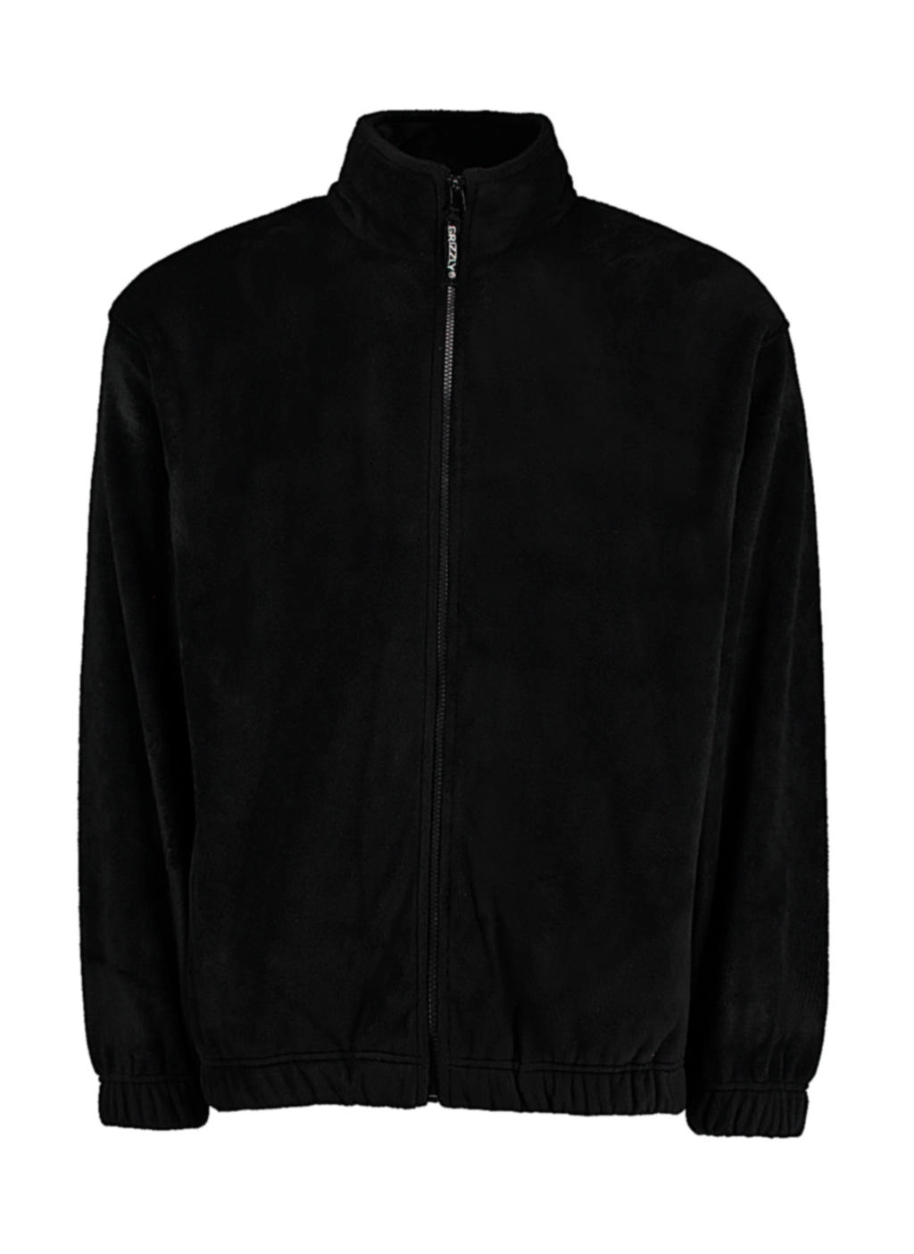Classic Fit Full Zip Fleece zum Besticken und Bedrucken in der Farbe Black mit Ihren Logo, Schriftzug oder Motiv.