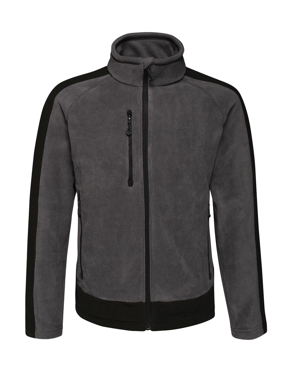 Contrast 300G Fleece zum Besticken und Bedrucken in der Farbe Seal Grey/Black mit Ihren Logo, Schriftzug oder Motiv.