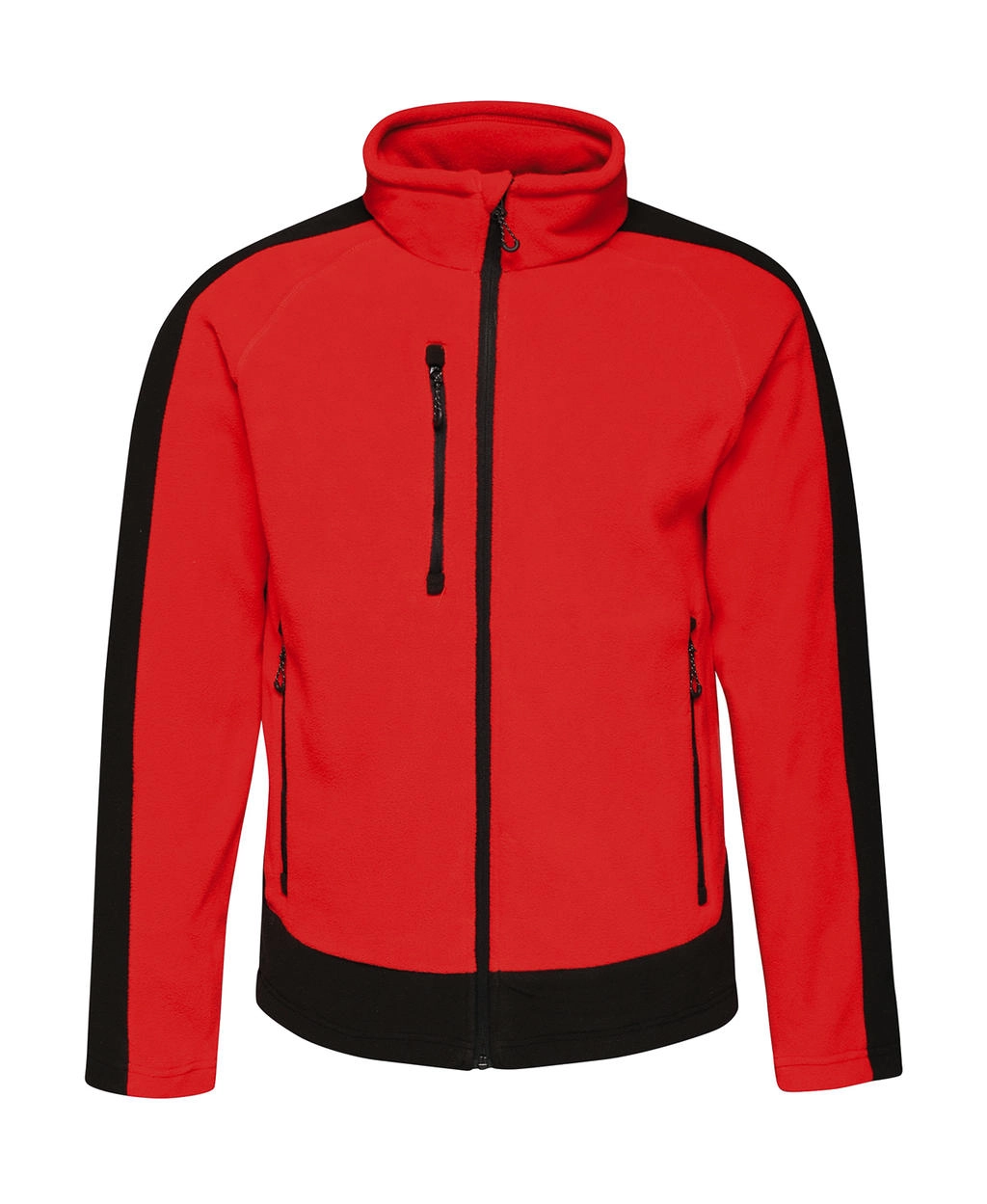 Contrast 300G Fleece zum Besticken und Bedrucken in der Farbe Classic Red/Black mit Ihren Logo, Schriftzug oder Motiv.
