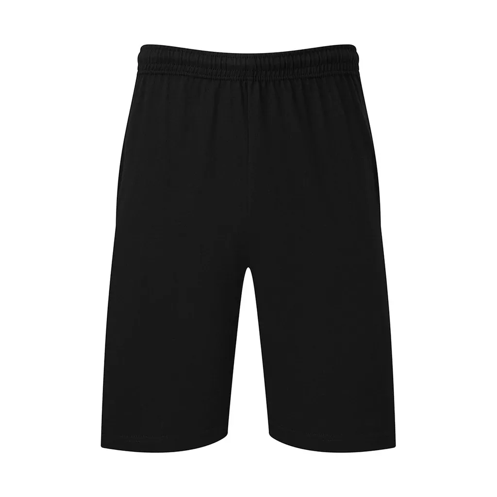Iconic 195 Jersey Shorts zum Besticken und Bedrucken in der Farbe Black mit Ihren Logo, Schriftzug oder Motiv.