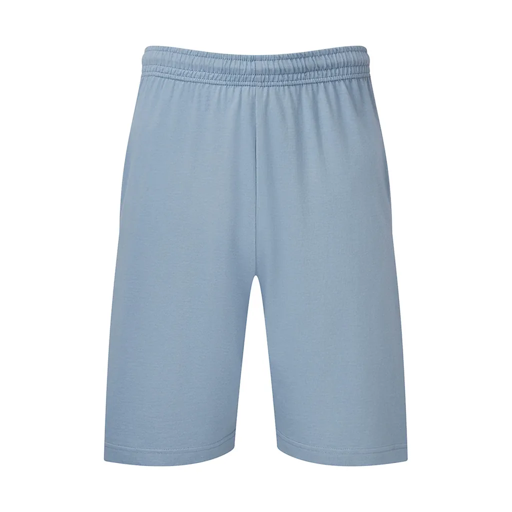 Iconic 195 Jersey Shorts zum Besticken und Bedrucken in der Farbe Mineral Blue mit Ihren Logo, Schriftzug oder Motiv.