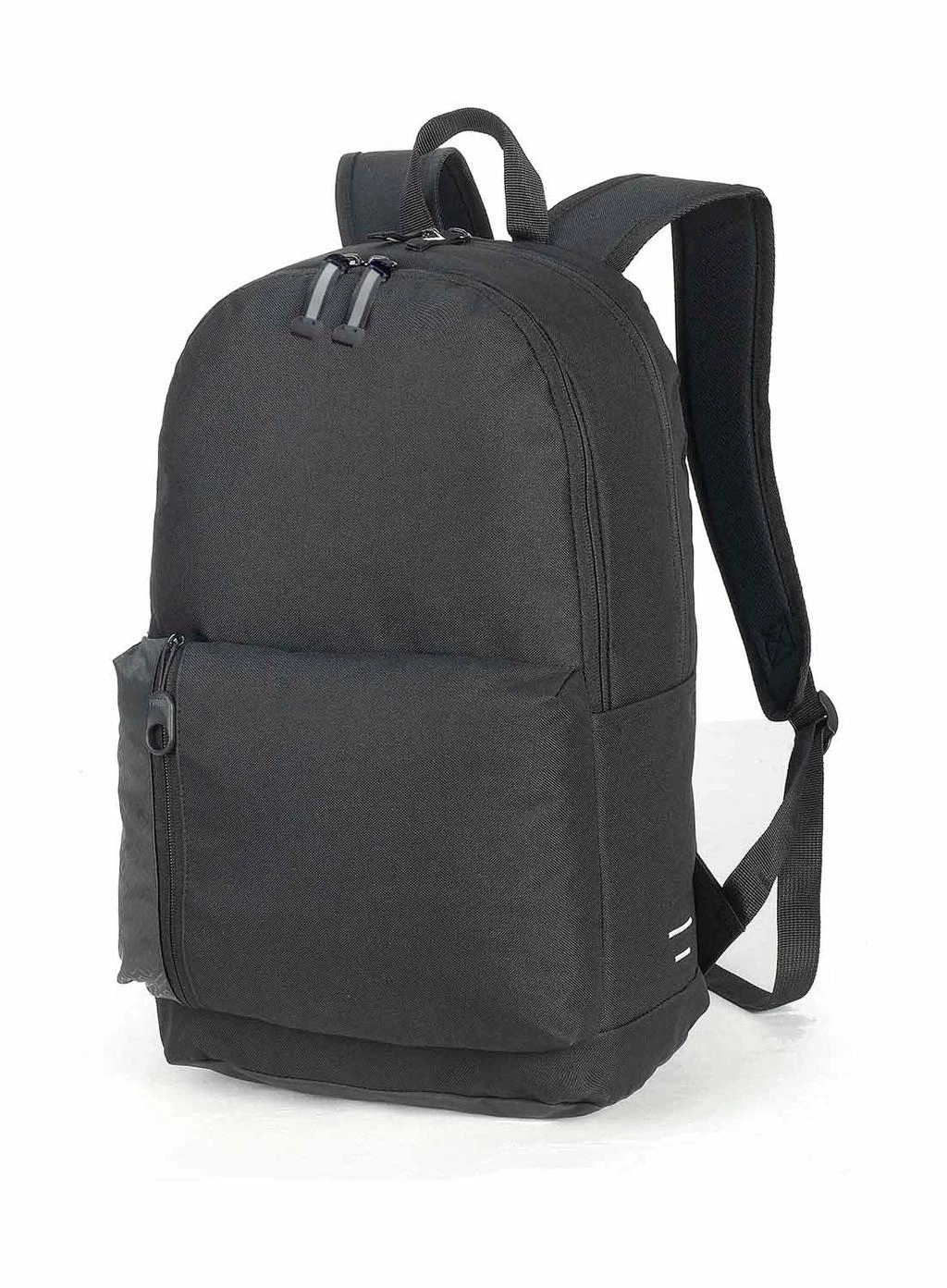 Plymouth Students Backpack zum Besticken und Bedrucken in der Farbe Black mit Ihren Logo, Schriftzug oder Motiv.