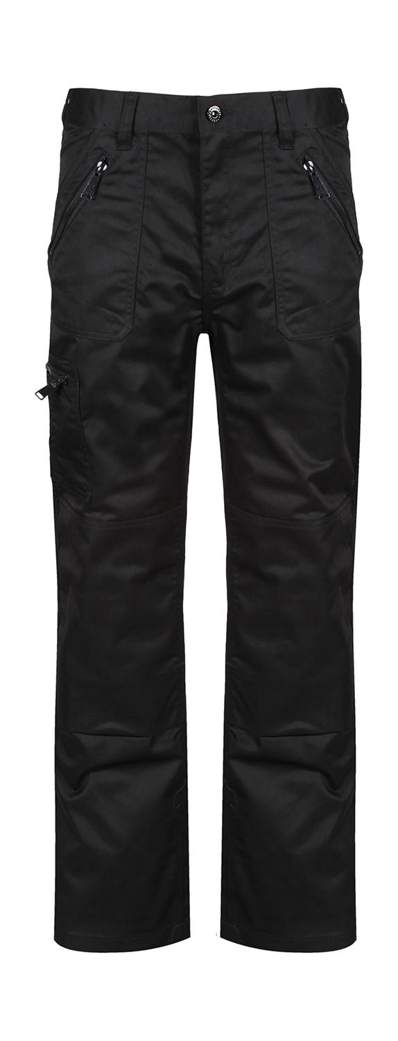 Pro Action Trouser (Reg) zum Besticken und Bedrucken in der Farbe Black mit Ihren Logo, Schriftzug oder Motiv.