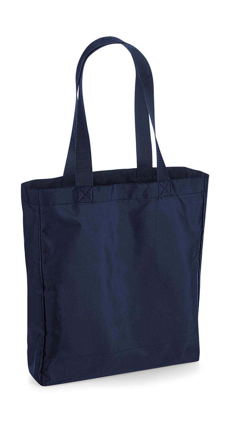 Packaway Tote Bag zum Besticken und Bedrucken in der Farbe French Navy/French Navy mit Ihren Logo, Schriftzug oder Motiv.