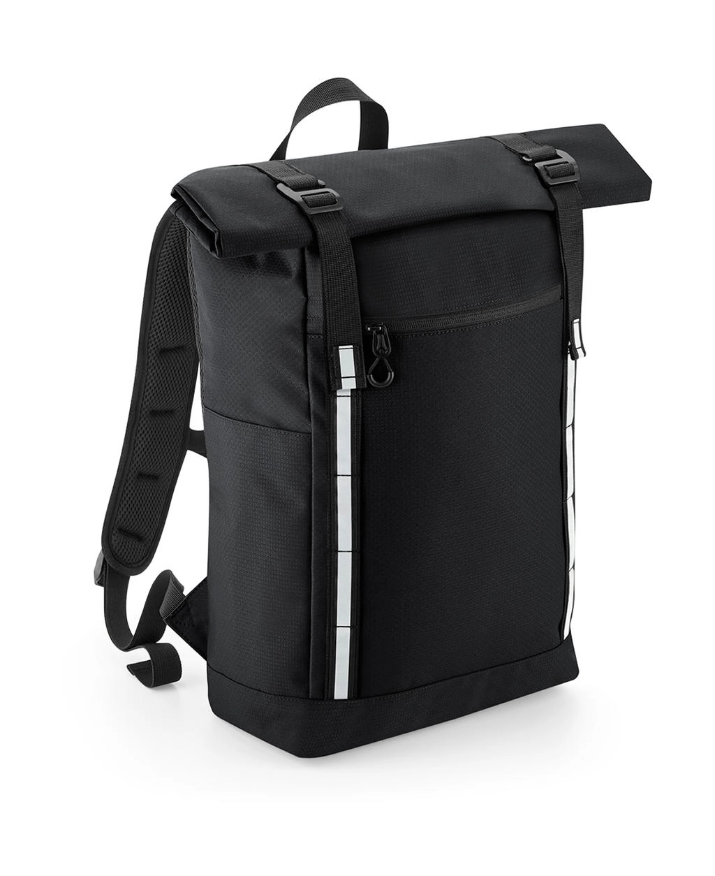 Urban Commute Backpack zum Besticken und Bedrucken in der Farbe Black mit Ihren Logo, Schriftzug oder Motiv.