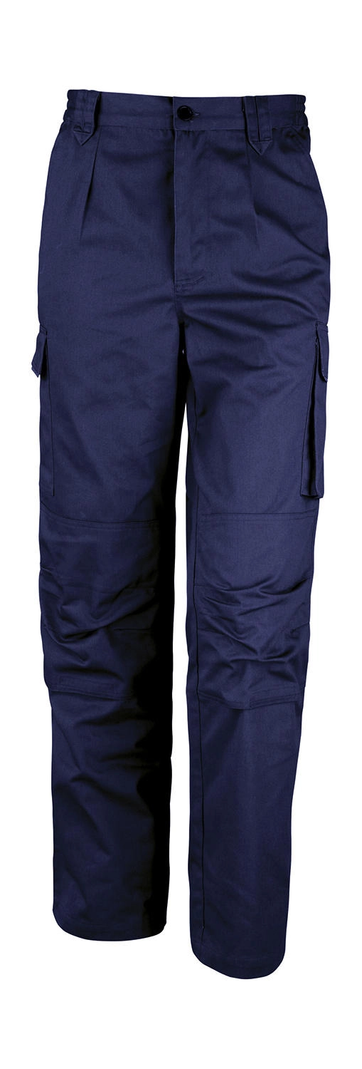 Work-Guard Action Trousers Reg zum Besticken und Bedrucken in der Farbe Navy mit Ihren Logo, Schriftzug oder Motiv.