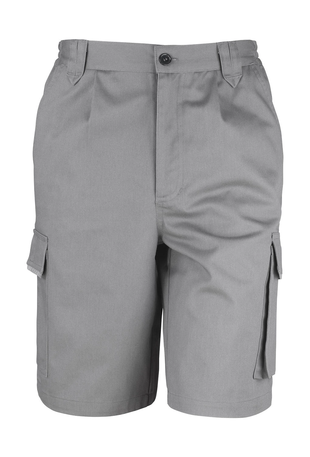 Work-Guard Action Shorts zum Besticken und Bedrucken in der Farbe Grey mit Ihren Logo, Schriftzug oder Motiv.