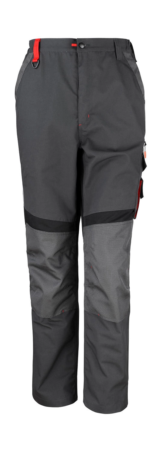 Work-Guard Technical Trouser zum Besticken und Bedrucken in der Farbe Grey/Black mit Ihren Logo, Schriftzug oder Motiv.