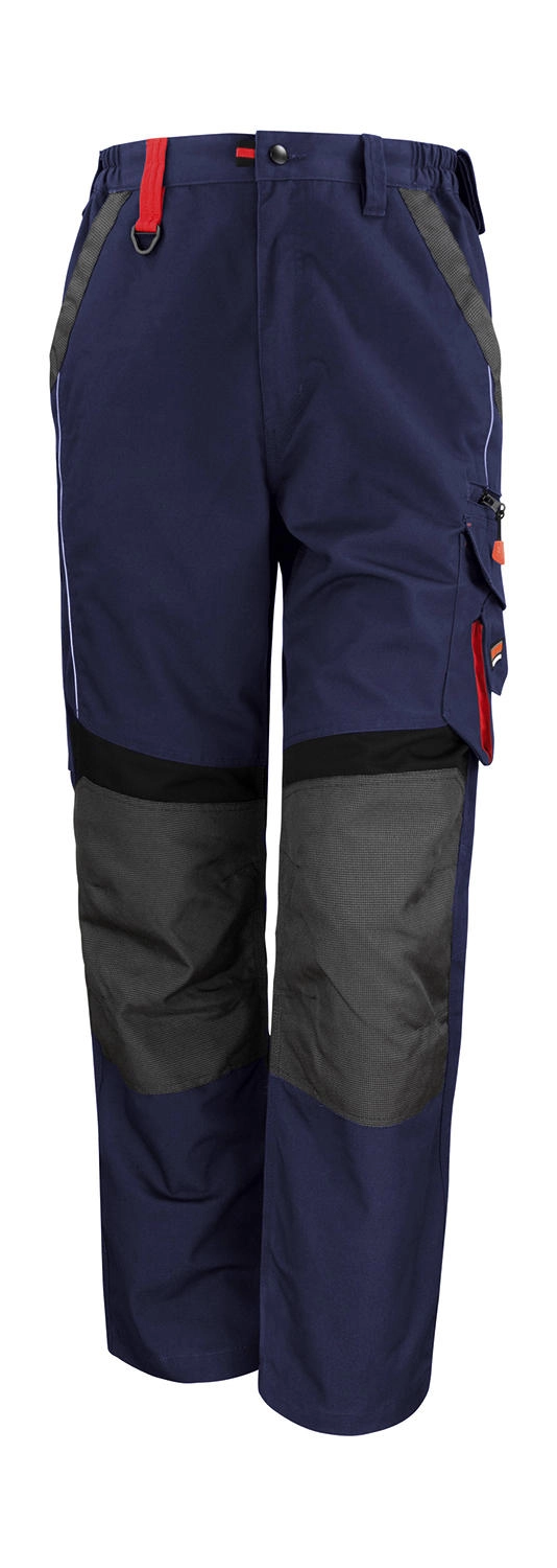 Work-Guard Technical Trouser zum Besticken und Bedrucken in der Farbe Navy/Black mit Ihren Logo, Schriftzug oder Motiv.