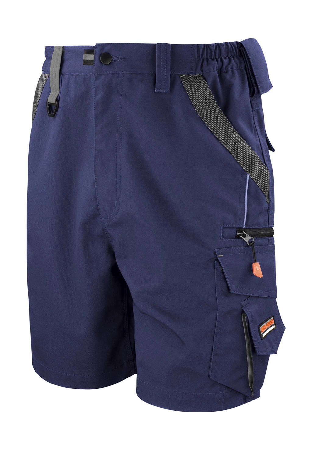 Work-Guard Technical Shorts zum Besticken und Bedrucken in der Farbe Navy/Black mit Ihren Logo, Schriftzug oder Motiv.