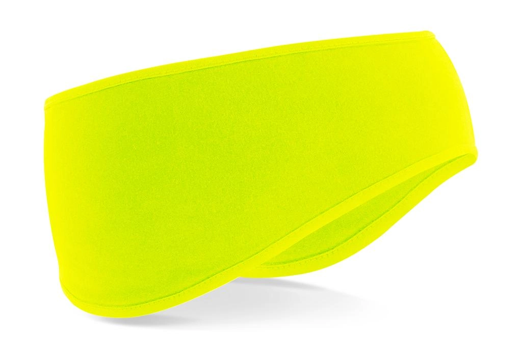Softshell Sports Tech Headband zum Besticken und Bedrucken in der Farbe Fluorescent Yellow mit Ihren Logo, Schriftzug oder Motiv.
