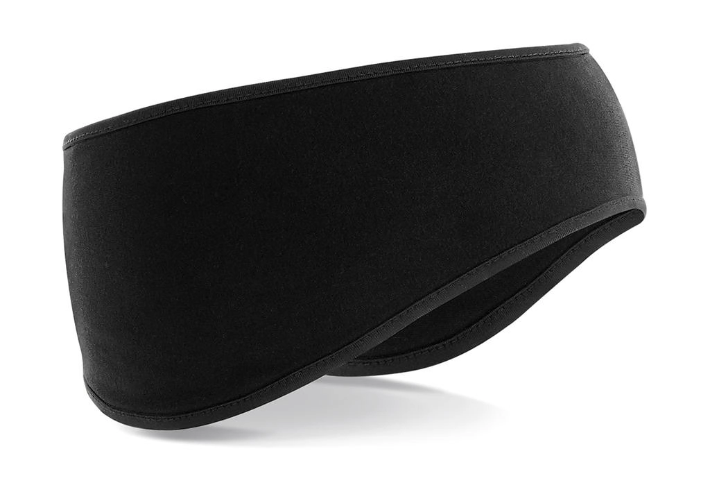 Softshell Sports Tech Headband zum Besticken und Bedrucken in der Farbe Black mit Ihren Logo, Schriftzug oder Motiv.