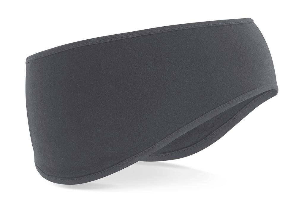 Softshell Sports Tech Headband zum Besticken und Bedrucken in der Farbe Graphite Grey mit Ihren Logo, Schriftzug oder Motiv.