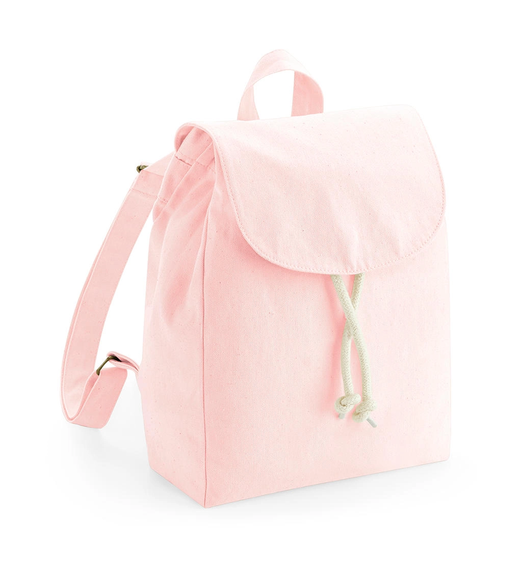EarthAware® Organic Mini Rucksack zum Besticken und Bedrucken in der Farbe Pastel Pink mit Ihren Logo, Schriftzug oder Motiv.