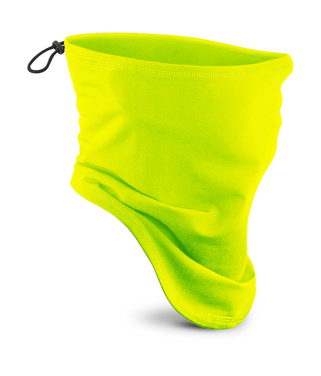 Softshell Sports Tech Neck Warmer zum Besticken und Bedrucken in der Farbe Fluorescent Yellow mit Ihren Logo, Schriftzug oder Motiv.