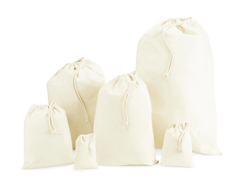 Recycled Cotton Stuff Bag zum Besticken und Bedrucken in der Farbe Natural mit Ihren Logo, Schriftzug oder Motiv.
