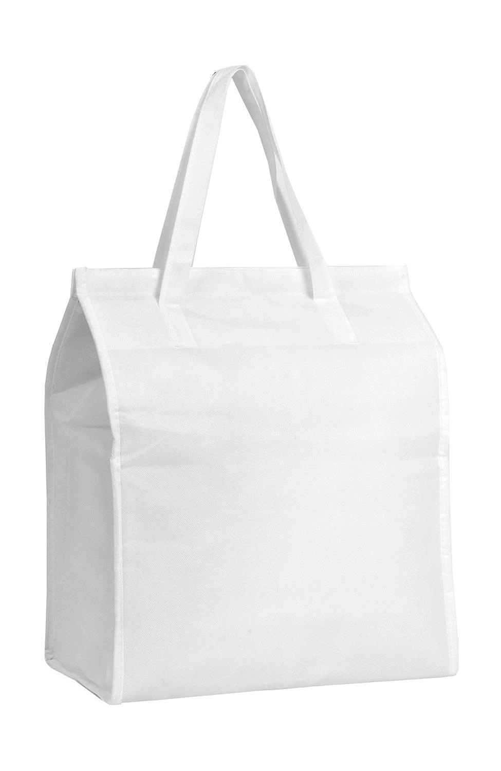 Kolding Cooler Bag zum Besticken und Bedrucken in der Farbe White mit Ihren Logo, Schriftzug oder Motiv.
