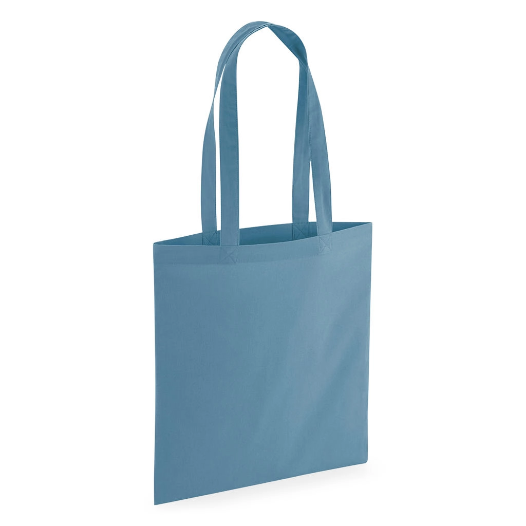 Organic Natural Dyed Bag for Life zum Besticken und Bedrucken in der Farbe Indigo Blue mit Ihren Logo, Schriftzug oder Motiv.