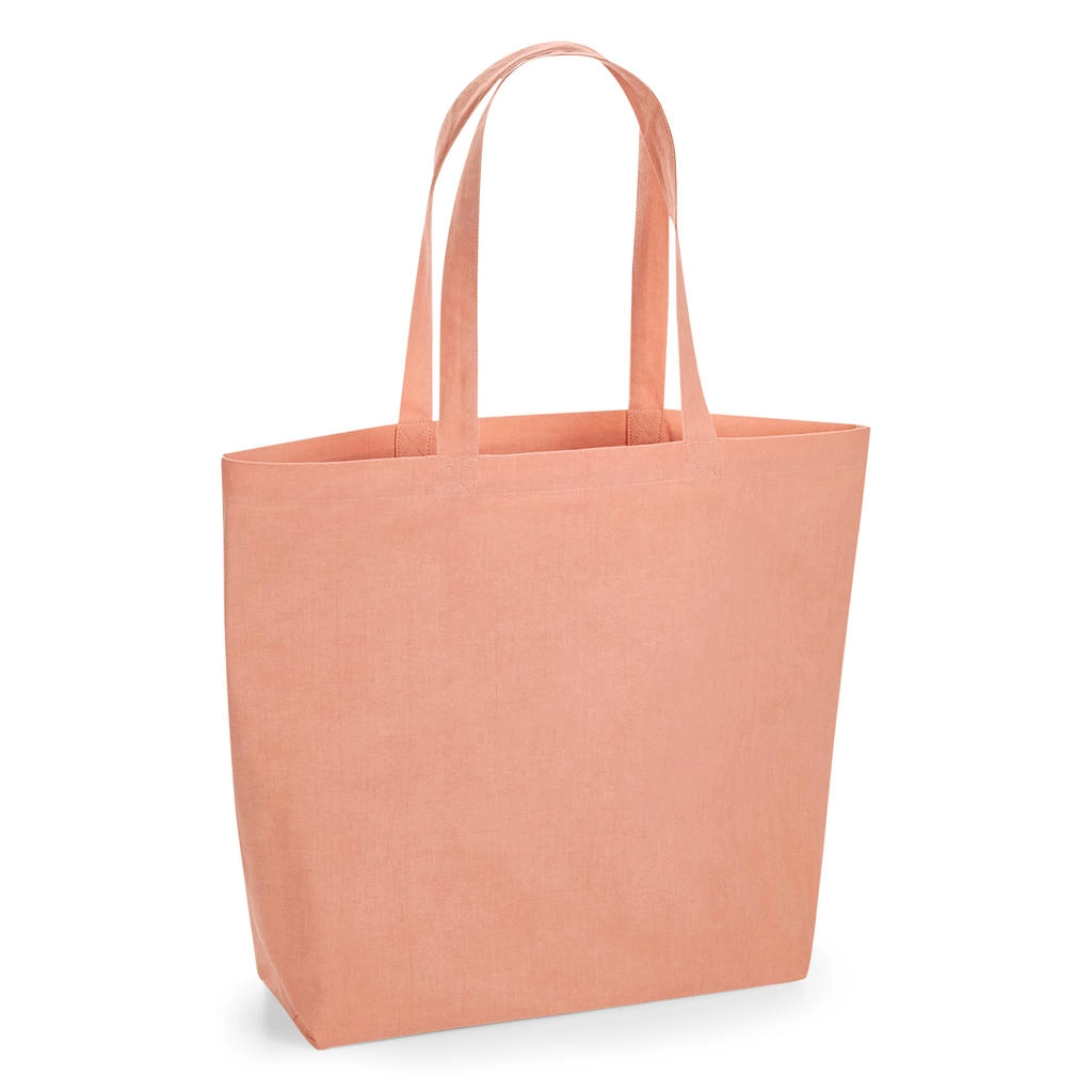 Organic Natural Dyed Maxi Bag for Life zum Besticken und Bedrucken in der Farbe Pomegranate Rose mit Ihren Logo, Schriftzug oder Motiv.