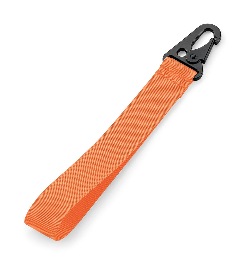 Brandable Key Clip zum Besticken und Bedrucken in der Farbe Orange mit Ihren Logo, Schriftzug oder Motiv.