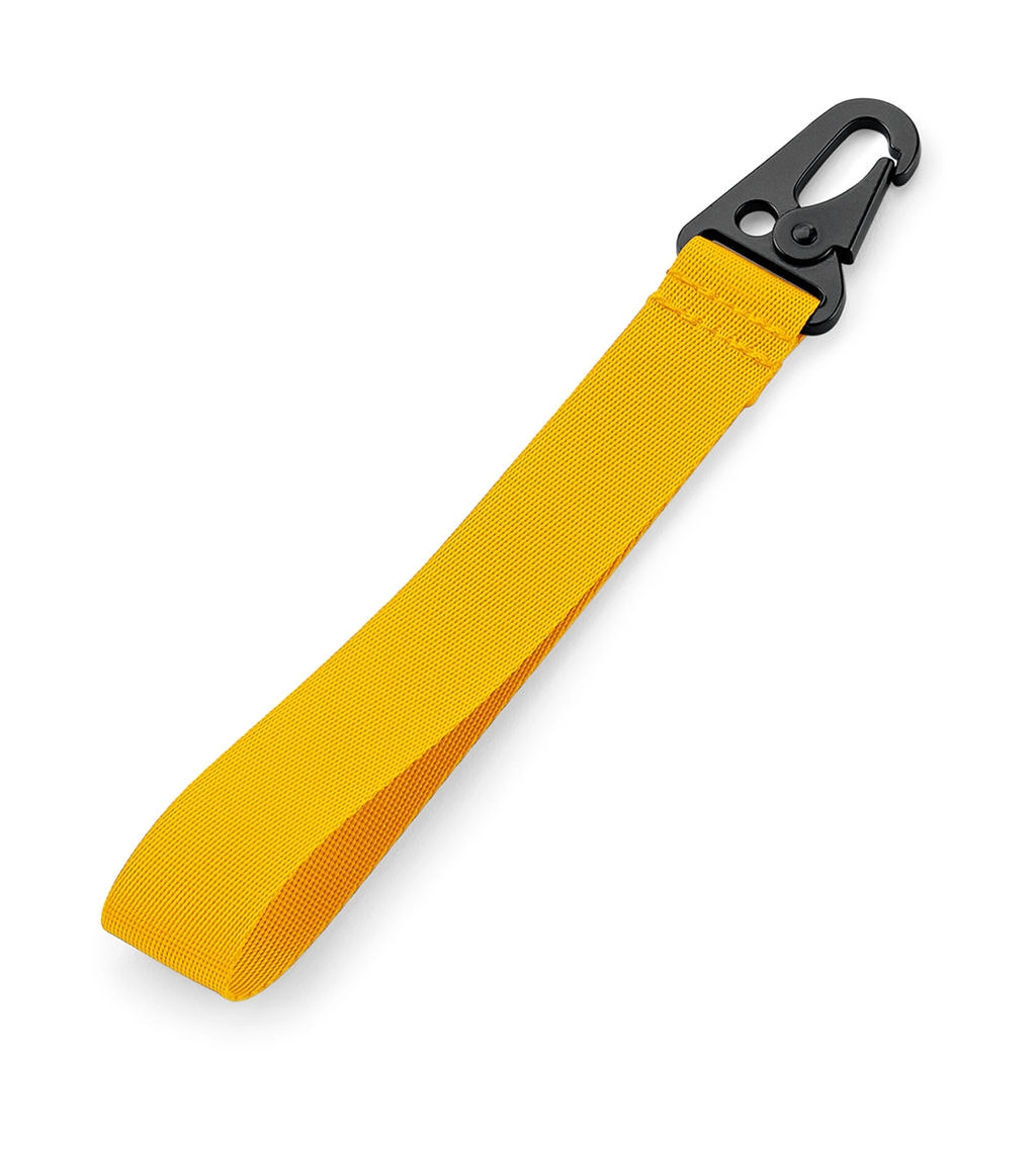 Brandable Key Clip zum Besticken und Bedrucken in der Farbe Yellow mit Ihren Logo, Schriftzug oder Motiv.