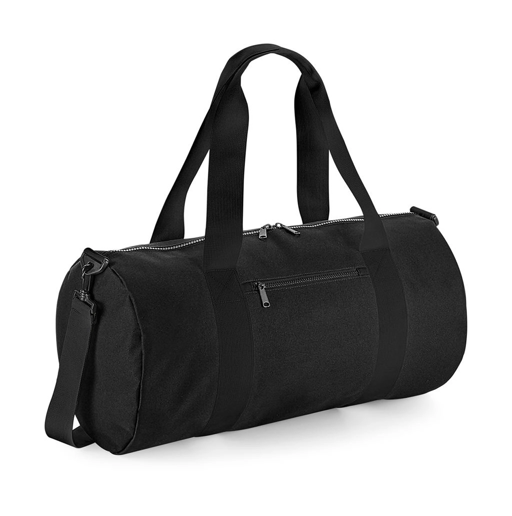 Original Barrel Bag XL zum Besticken und Bedrucken in der Farbe Black/Black mit Ihren Logo, Schriftzug oder Motiv.