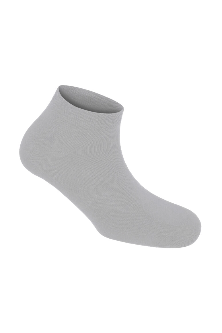 HAKRO Sneaker-Socken Premium zum Besticken und Bedrucken in der Farbe Grau meliert mit Ihren Logo, Schriftzug oder Motiv.