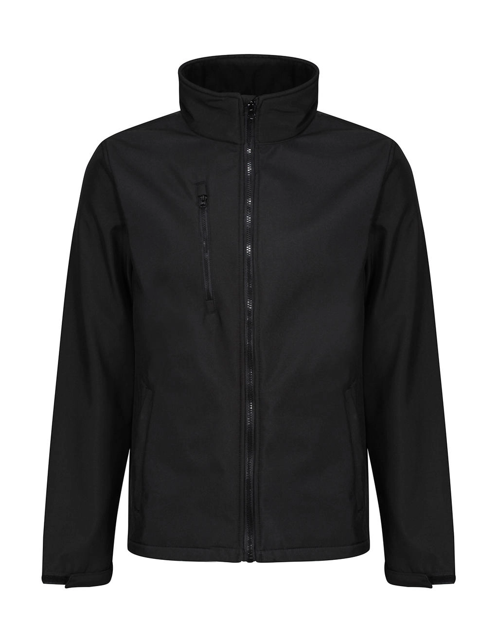 Ablaze 3 Layer Softshell Jacket zum Besticken und Bedrucken in der Farbe Black/Black mit Ihren Logo, Schriftzug oder Motiv.