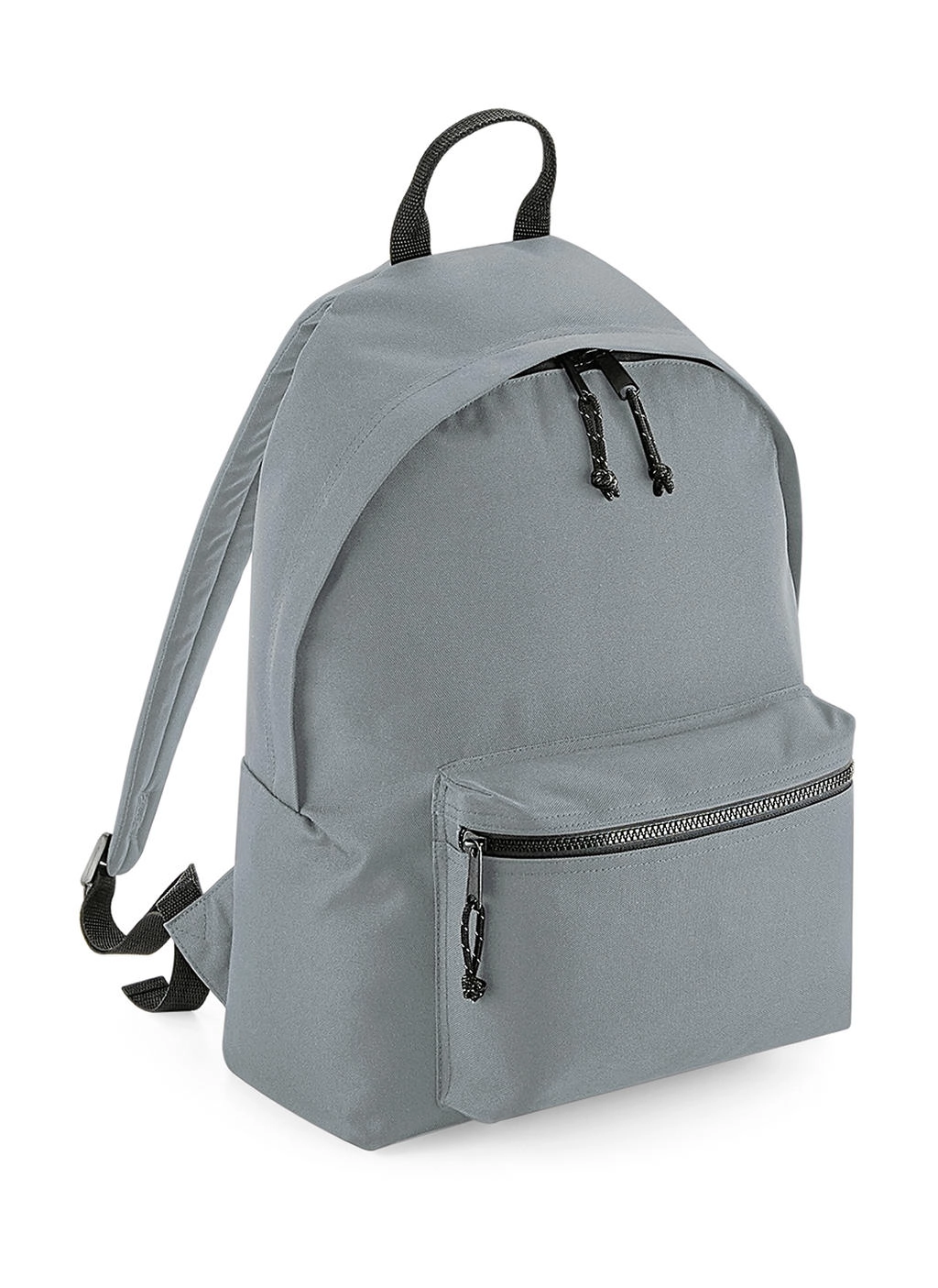 Recycled Backpack zum Besticken und Bedrucken in der Farbe Pure Grey mit Ihren Logo, Schriftzug oder Motiv.
