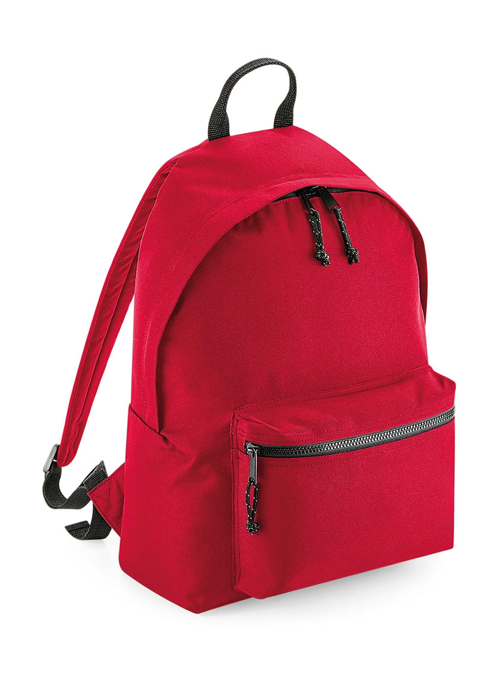 Recycled Backpack zum Besticken und Bedrucken in der Farbe Classic Red mit Ihren Logo, Schriftzug oder Motiv.