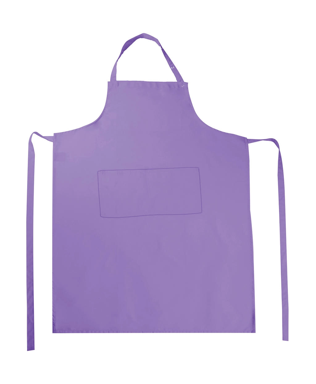 AMSTERDAM Bib Apron with Pocket zum Besticken und Bedrucken in der Farbe Lavender mit Ihren Logo, Schriftzug oder Motiv.