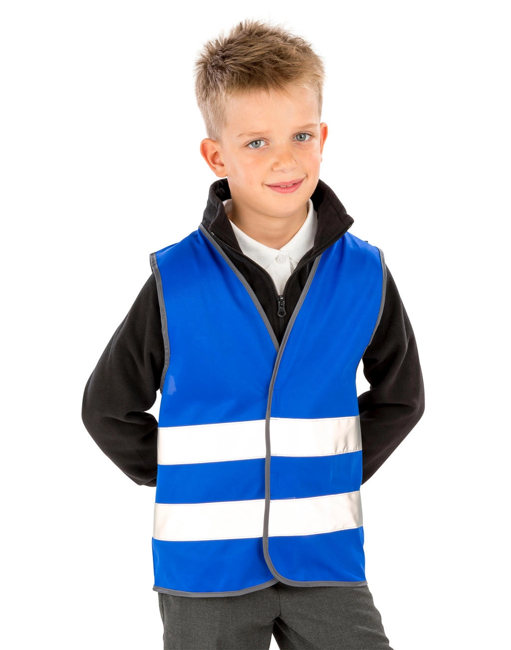 Junior Enhanced Visibility Vest zum Besticken und Bedrucken mit Ihren Logo, Schriftzug oder Motiv.