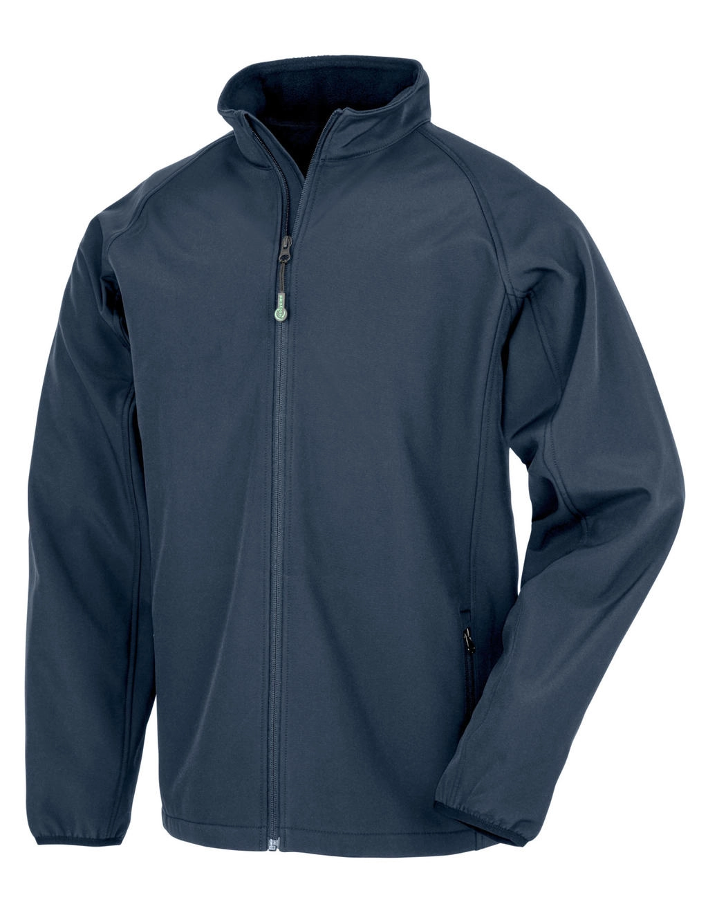 Men`s Recycled 2-Layer Printable Softshell Jacket zum Besticken und Bedrucken in der Farbe Navy mit Ihren Logo, Schriftzug oder Motiv.