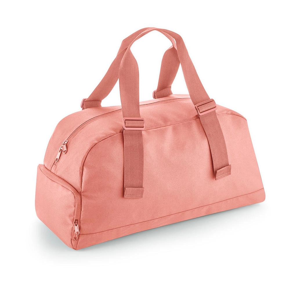 Recycled Essentials Holdall zum Besticken und Bedrucken in der Farbe Blush Pink mit Ihren Logo, Schriftzug oder Motiv.