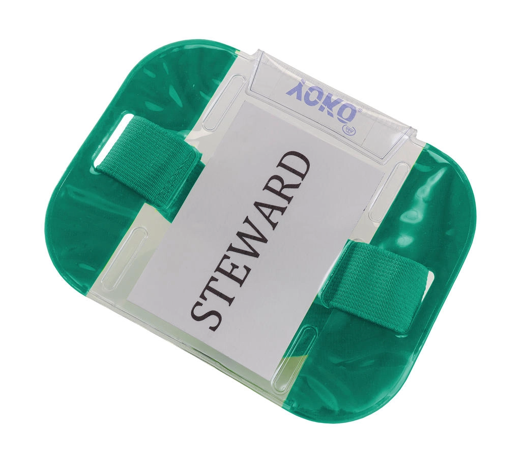 Fluo Arm Bands zum Besticken und Bedrucken in der Farbe Paramedic Green mit Ihren Logo, Schriftzug oder Motiv.