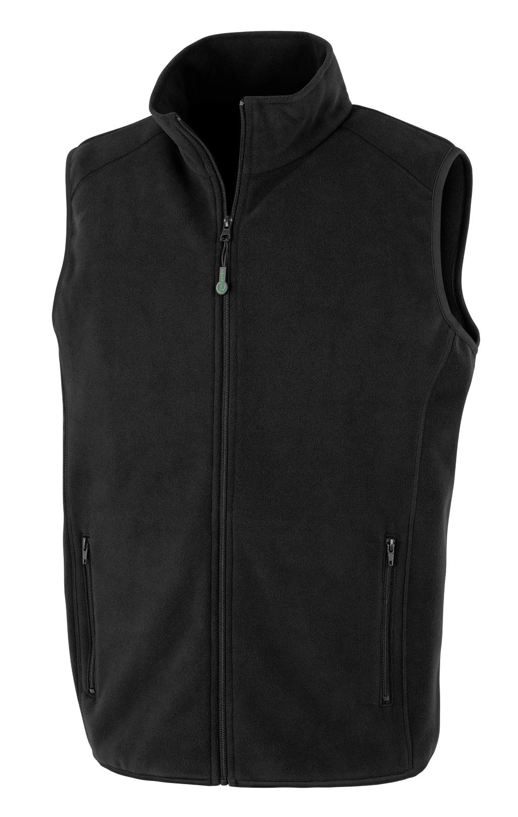 Recycled Fleece Polarthermic Bodywarmer zum Besticken und Bedrucken in der Farbe Black mit Ihren Logo, Schriftzug oder Motiv.