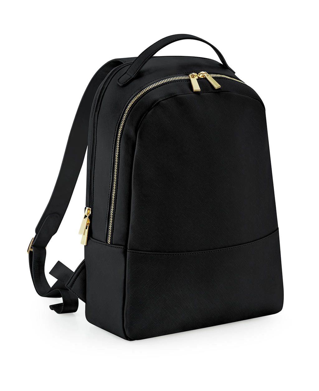 Boutique Backpack zum Besticken und Bedrucken in der Farbe Black mit Ihren Logo, Schriftzug oder Motiv.