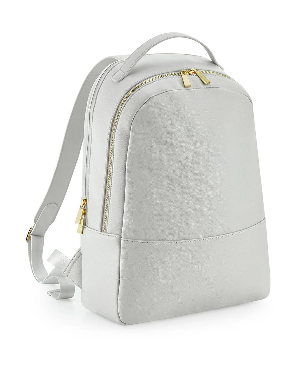 Boutique Backpack zum Besticken und Bedrucken in der Farbe Soft Grey mit Ihren Logo, Schriftzug oder Motiv.