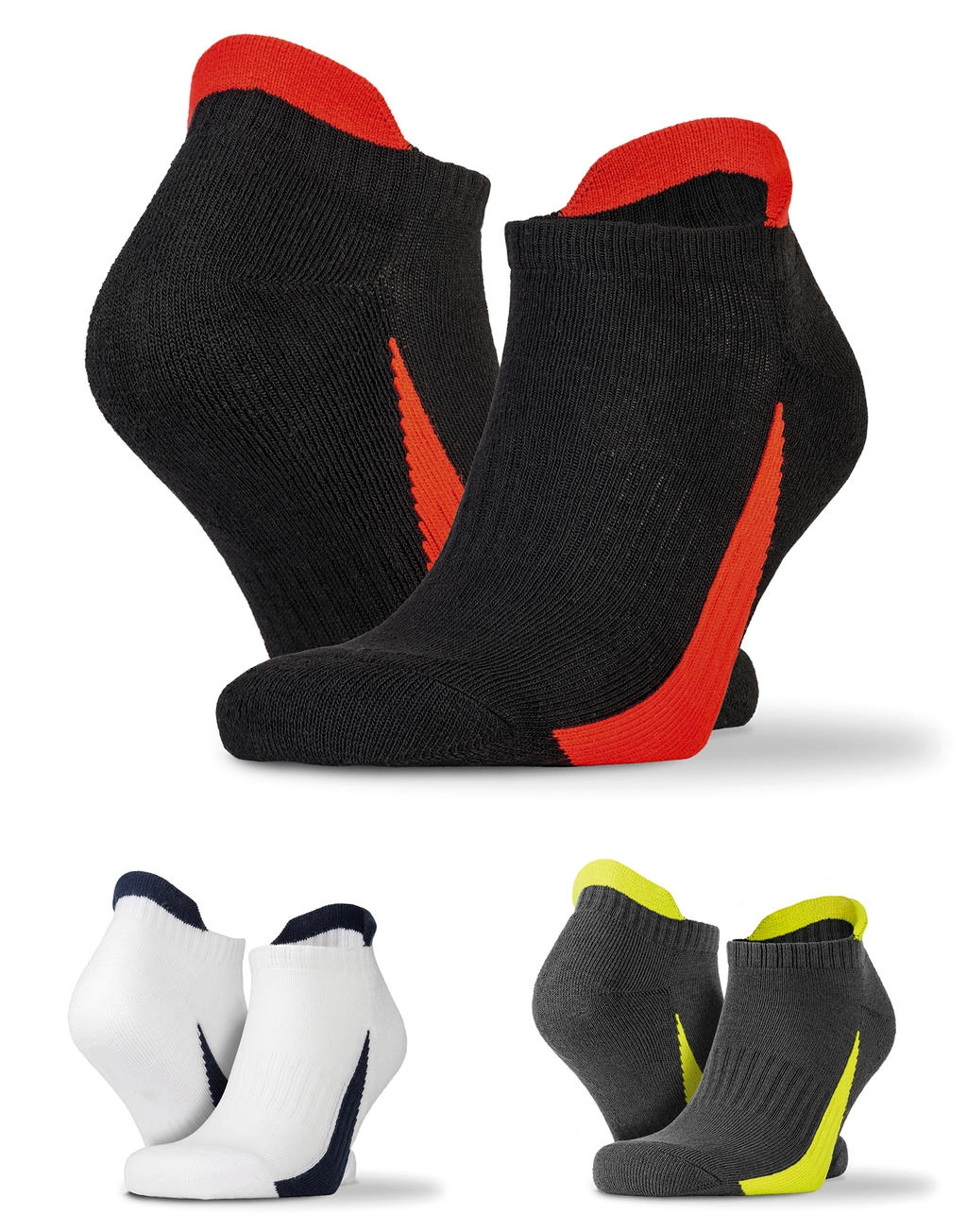 3-Pack Sneaker Socks zum Besticken und Bedrucken mit Ihren Logo, Schriftzug oder Motiv.