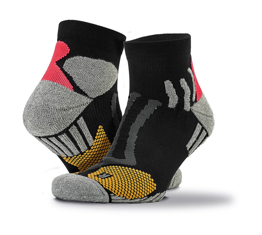 Technical Compression Sports Socks zum Besticken und Bedrucken in der Farbe Black mit Ihren Logo, Schriftzug oder Motiv.