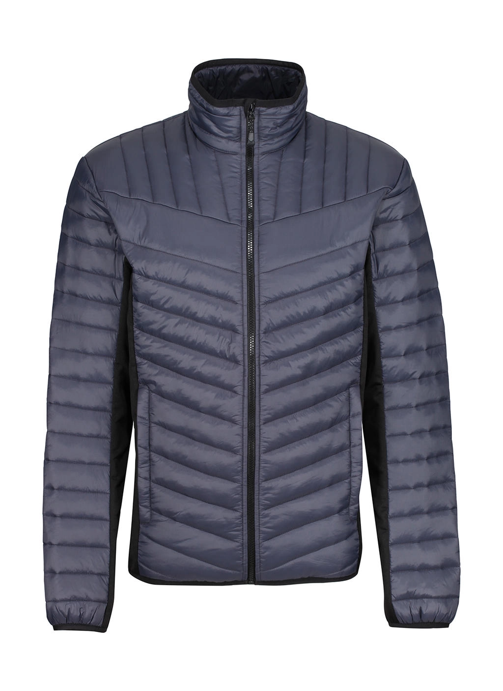 Tourer Hybrid Jacket zum Besticken und Bedrucken in der Farbe Seal Grey/Black mit Ihren Logo, Schriftzug oder Motiv.
