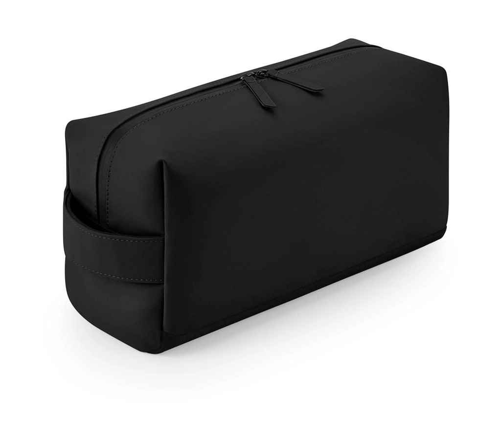 Matte PU Shoe/Accessory Bag zum Besticken und Bedrucken in der Farbe Black mit Ihren Logo, Schriftzug oder Motiv.