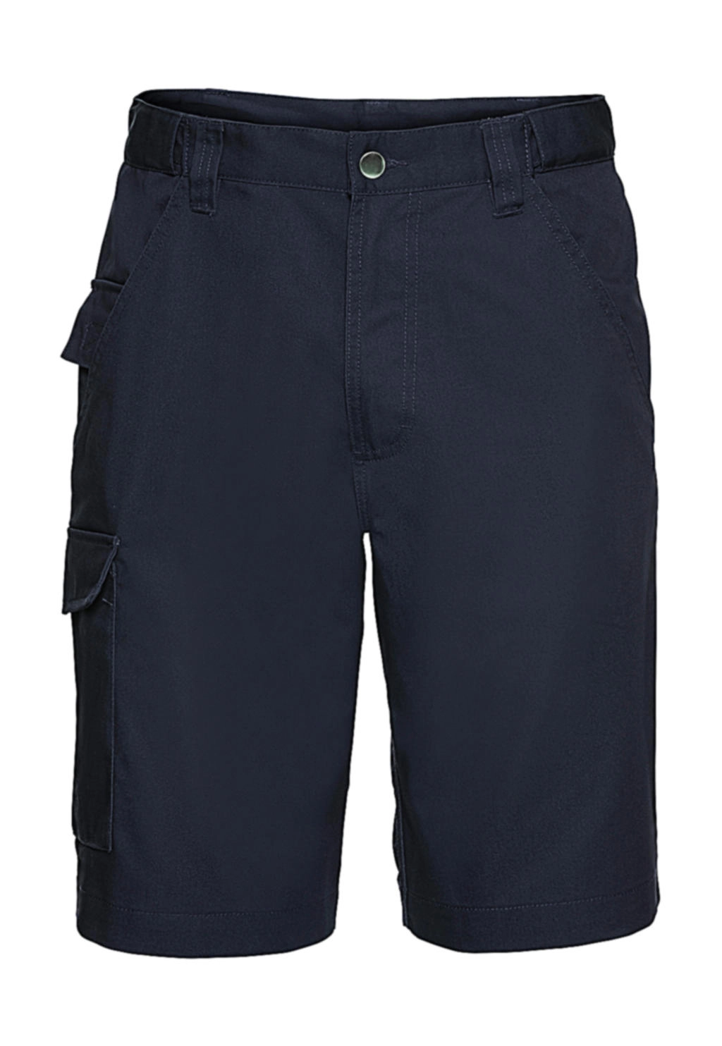 Twill Workwear Shorts zum Besticken und Bedrucken in der Farbe French Navy mit Ihren Logo, Schriftzug oder Motiv.