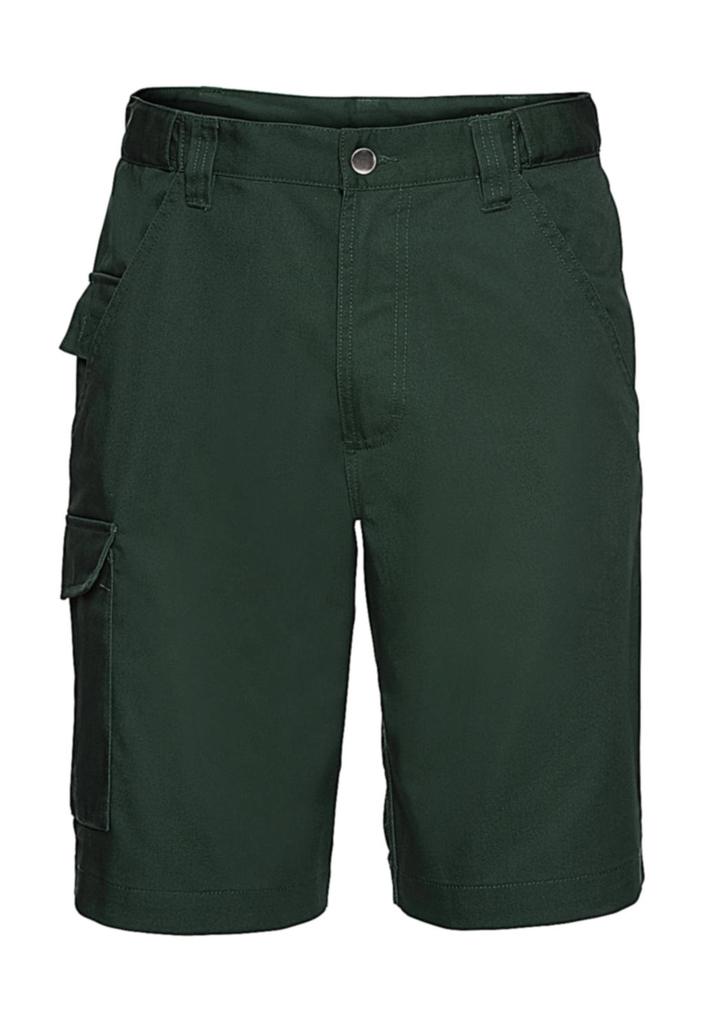 Twill Workwear Shorts zum Besticken und Bedrucken in der Farbe Bottle Green mit Ihren Logo, Schriftzug oder Motiv.