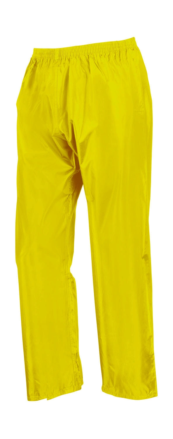 Waterproof Jacket/Trouser Set zum Besticken und Bedrucken in der Farbe Fluorescent Yellow mit Ihren Logo, Schriftzug oder Motiv.
