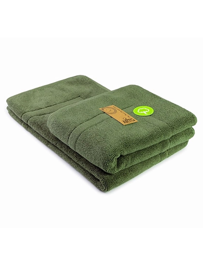 Bath Mat zum Besticken und Bedrucken in der Farbe Army Green mit Ihren Logo, Schriftzug oder Motiv.