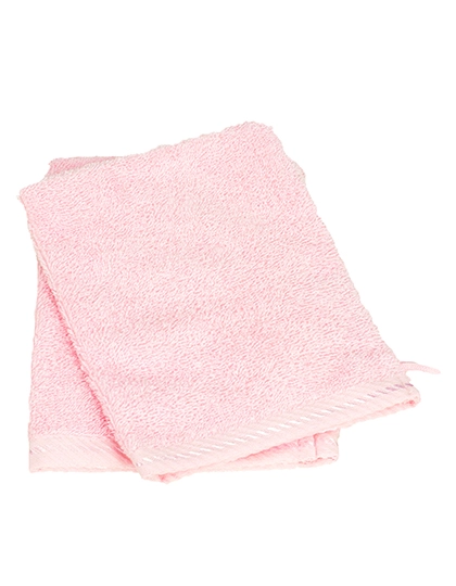 Washcloth zum Besticken und Bedrucken in der Farbe Light Pink mit Ihren Logo, Schriftzug oder Motiv.