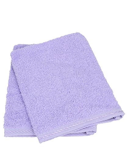 Washcloth zum Besticken und Bedrucken in der Farbe Light Purple mit Ihren Logo, Schriftzug oder Motiv.